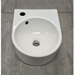 Galatea Design Pass umywalka ścienna 34x27 z.otw po lewe stronie biała  GDYJ860TGW  W MAGAZYNIE