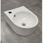 Galatea Design Pass umywalka ścienna 34x27 z.otw po lewe stronie biała  GDYJ860TGW  W MAGAZYNIE