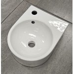 Galatea Design Pass umywalka ścienna 34x27 z.otw po lewe stronie biała  GDYJ860TGW  W MAGAZYNIE