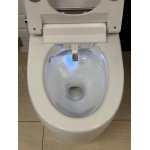       Galatea Design Pearl Miska stojąca 67x38 z funkcją mycia Smart z deską biały połysk GD2201CGW W MAGAZYNIE !!