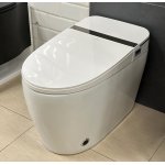       Galatea Design Pearl Miska stojąca 67x38 z funkcją mycia Smart z deską biały połysk GD2201CGW W MAGAZYNIE !!
