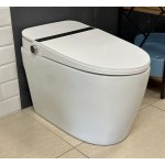       Galatea Design Pearl Miska stojąca 67x38 z funkcją mycia Smart z deską biały połysk GD2201CGW W MAGAZYNIE !!