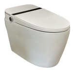       Galatea Design Pearl Miska stojąca 67x38 z funkcją mycia Smart z deską biały połysk GD2201CGW W MAGAZYNIE !!