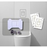   Galatea Design Przycisk spłukujący do Grohe biały GDBAZABGR W MAGAZYNIE!!