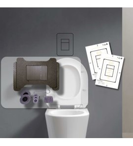   Galatea Design Przycisk spłukujący do Grohe czarny GDBAZACGR W MAGAZYNIE!!