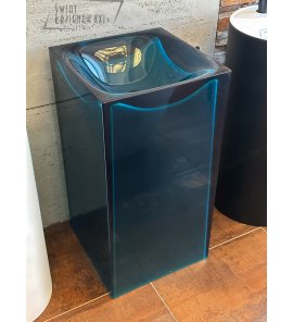 Galatea Design Rectangular Umywalka wolnostojąca z korkiem blue GDFU3035BL W MAGAZYNIE!!