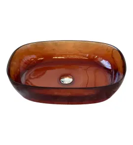   Galatea Design Reflex Umywalka 58x38 light brown GDFY2027LB WYBRZEDAŻ KOLORU W MAGAZYNIE!!