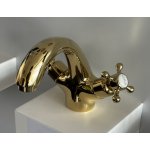   Galatea Design Retro Bateria umywalkowa złoty połysk GDT27GOLD W MAGAZYNIE!!