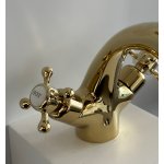   Galatea Design Retro Bateria umywalkowa złoty połysk GDT27GOLD W MAGAZYNIE!!