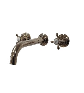 Galatea Design Retro Bateria umywalkowa podtynkowa 3-otworowa Nikiel GDCH28NKL W MAGAZYNIE!!