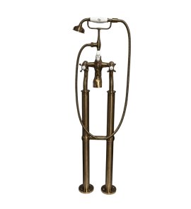   Galatea Design Retro Bateria wannowa wolnostojąca old brass GDT818W7OLB W MAGAZYNIE!!