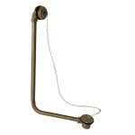   Galatea Design Retro Odpływ wannowy z łańcuszkiem old brass GDW4OLB W MAGAZYNIE!!