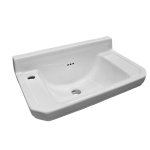   Galatea Design Retro Umywalka ścienna 50x31 biała z otworem po lewej stronie GDB8LGW W MAGAZYNIE!!