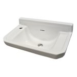   Galatea Design Retro Umywalka ścienna 50x31 biała z otworem po lewej stronie GDB8LGW W MAGAZYNIE!!