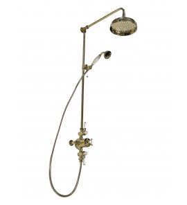   Galatea Design Retro Zestaw prysznicowy ścienny złoty połysk GDAF3SGOLD W MAGAZYNIE!!