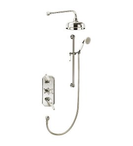   Galatea Design Retro Zestaw prysznicowy termostatyczny podtynkowy nickel GDTF3SNKL W MAGAZYNIE!!