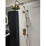   Galatea Design Retro Zestaw prysznicowy termostatyczny podtynkowy brushed gold GDTF3SBRG W MAGAZYNIE!!