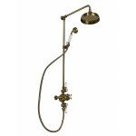   Galatea Design Retro Zestaw prysznicowy termostatyczny ścienny old brass GDAF3SOLB W MAGAZYNIE!!