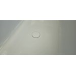       Galatea Design Serenada Wanna wolnostojąca akrylowa 160x80 z korkiem klik klak Biała GD16080043WH