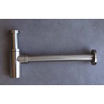   Galatea Design Syfon umywalkowy cylindryczny brushed nickel GDA186BN W MAGAZYNIE!!