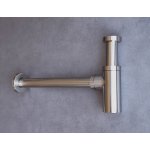   Galatea Design Syfon umywalkowy cylindryczny brushed nickel GDA186BN W MAGAZYNIE!!