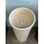       Galatea Design Tuba Umywalka wolnostojąca ∅40 z korkiem klik klak dark cappuccino matt/ciemny beż GDLT032AMCL