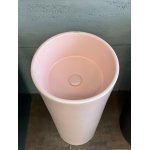       Galatea Design Tuba Umywalka wolnostojąca ∅40 z korkiem klik klak pink matt GDLT032AMP