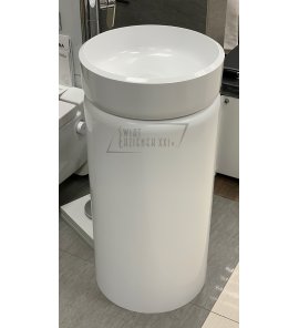      Galatea Design Two Umywalka wolnostojąca z korkiem klik klak ∅38,5 biały połysk GUTWO40.GPB.WH+GUPIL.WHP WIETRZENIE MAGAZYNU!!