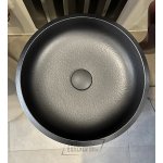     Galatea Design Two Umywalka wolnostojąca ∅40 z korkiem klik klak carbone GUTWO40.KMM.CA+GUPIL.CA