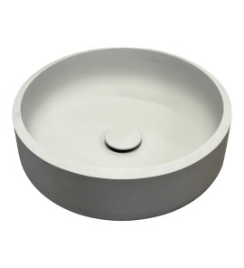     Galatea Design Twoh Umywalka Ø40 z korkiem klik klak grey mat GUTWH40.KMM.GR+GUPIL.GRM WYPRZEDAŻ EKSPOZYCJI!!