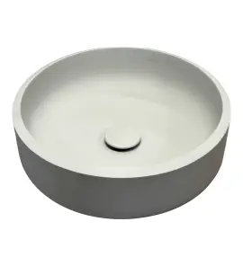     Galatea Design Twoh Umywalka Ø40 z korkiem klik klak grey mat GUTWH40.KMM.GR+GUPIL.GRM WYPRZEDAŻ EKSPOZYCJI!!
