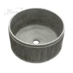 Galatea Design Berelur Umywalka stawiana na blat ∅40 cm beton GDMT014 WYPRZEDAŻ EKSPOZYCJI!!