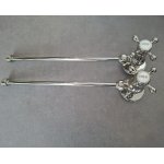   Galatea Design Zawory kątowe do armatury umywalkowej ciepła/zimna nikiel  GDW28NKL W MAGAZYNIE!!