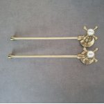   Galatea Design Zawory kątowe do armatury umywalkowej ciepła/zimna brushed gold GDW28BRG W MAGAZYNIE!!