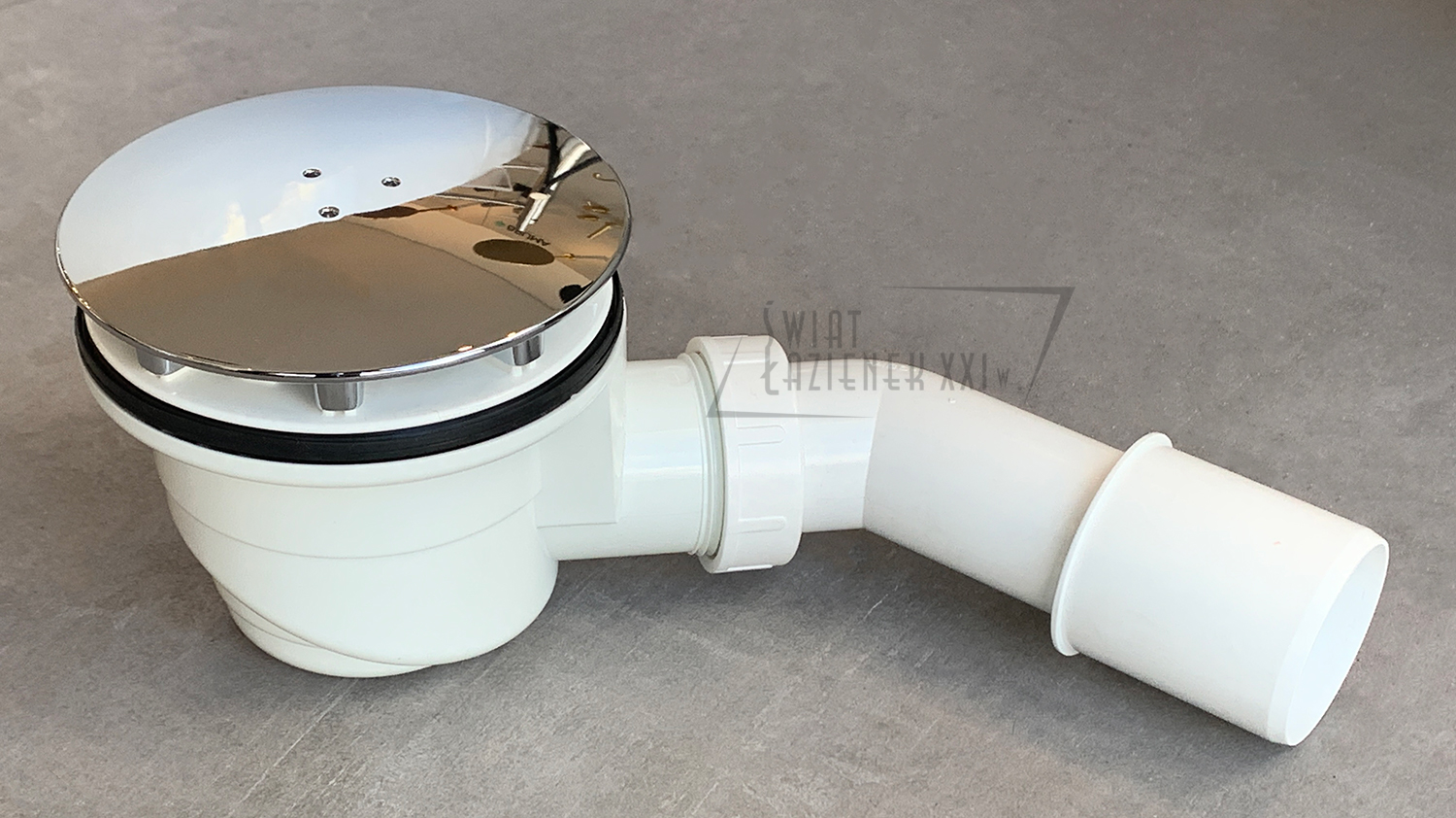 Galatea Syfon brodzikowy Ø90 mm z kolankiem chrom DO-019/A-52 W MAGAZYNIE!!
