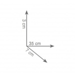 Gedy Outline Uchwyt Wannowy 35 cm Ścienny chrom 3221/35