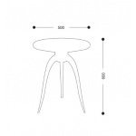 Gentry Home Athur Stolik z litego drewna Havana 50-005