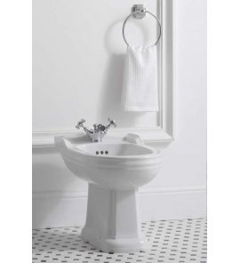 Gentry Home Balasani Bidet stojący z otworem na baterię Biały 4015
