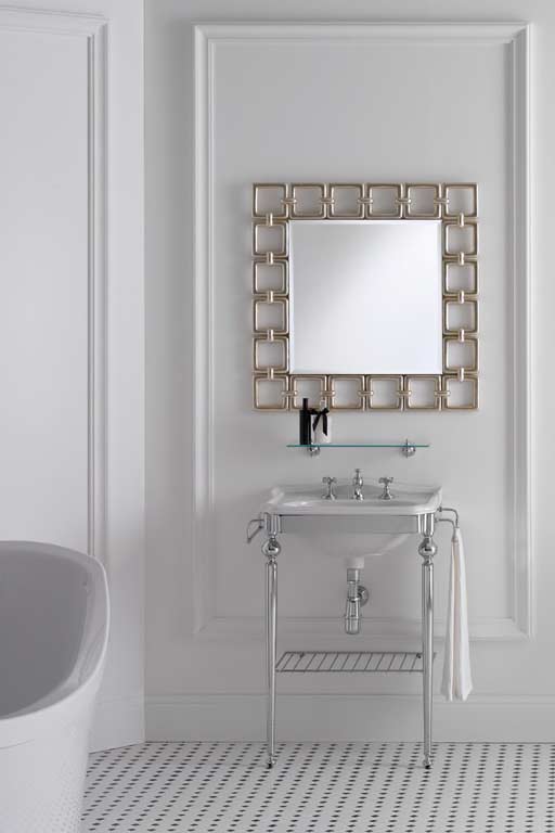 Gentry Home Balasani Konsola pod umywalkę z półką Chrom 4098