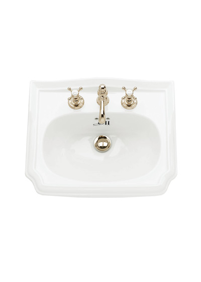 Gentry Home Balasani Umywalka wpuszczana w blat 52x42,5 biała 4014
