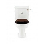 Gentry Home Belgravia Miska WC kompaktowa stojąca Biała 2504