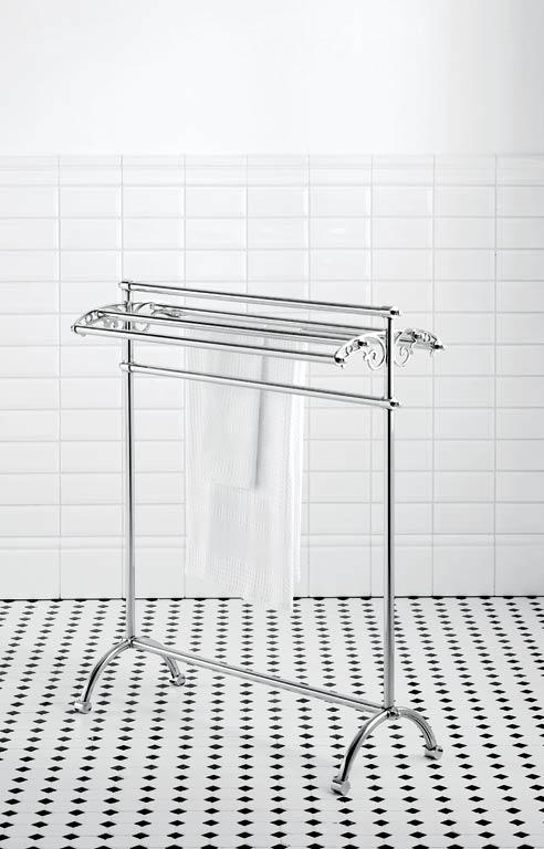 Gentry Home Brunel Wieszak stojący na ręczniki Chrom 8695