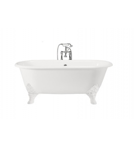 Gentry Home Carlton Wanna wolnostojąca 178x80 z nogami biały 9135.103+9139