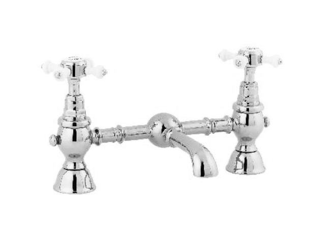 Gentry Home Chelsea Bateria umywalkowa 2-otworowa rozstaw 15 cm Chrom 8149