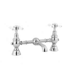 Gentry Home Chelsea Bateria umywalkowa 2-otworowa rozstaw 15 cm Chrom 8149