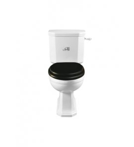 Gentry Home Claremont Miska WC kompaktowa stojąca Biała 2204