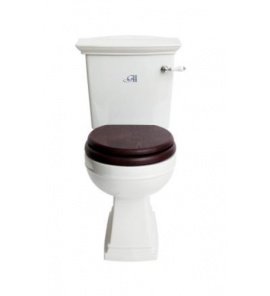 Gentry Home Coventry Miska WC kompaktowa stojąca Biała 2304