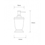       Gentry Home Dame Dozownik do mydła w płynie stojący Chrom 8820-C W MAGAZYNIE!!