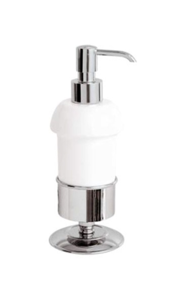 Gentry Home Kent Dozownik mydła w płynie stojący Chrom 10527
