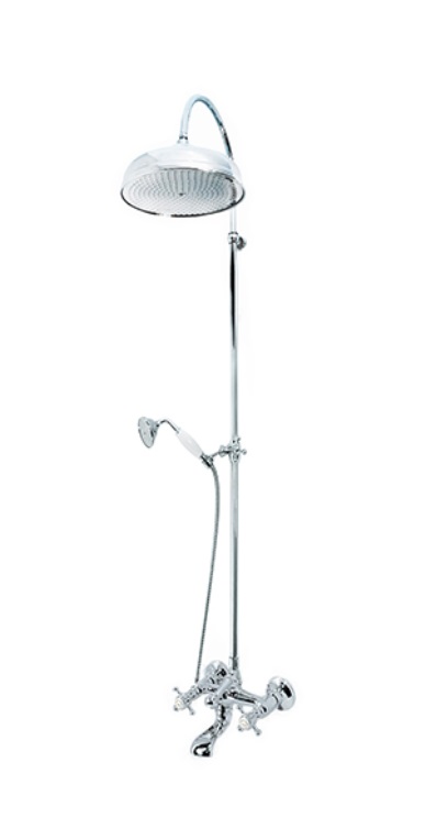 Gentry Home Mayfair Bateria wannowo-natryskowa ścienna Chrom 8060